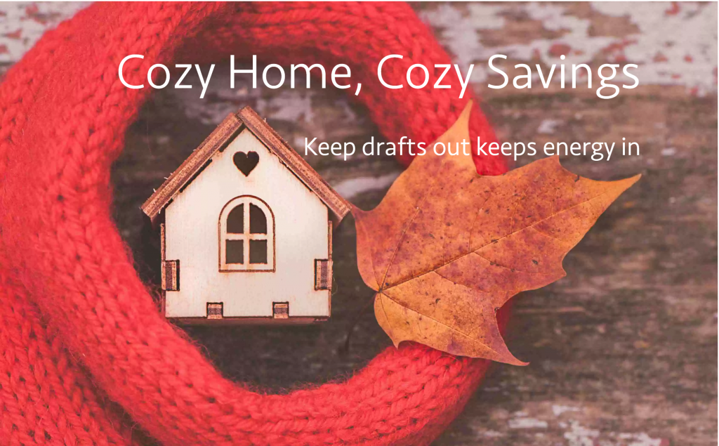 cozy home cozy savings graphic