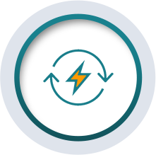 circling energy icon