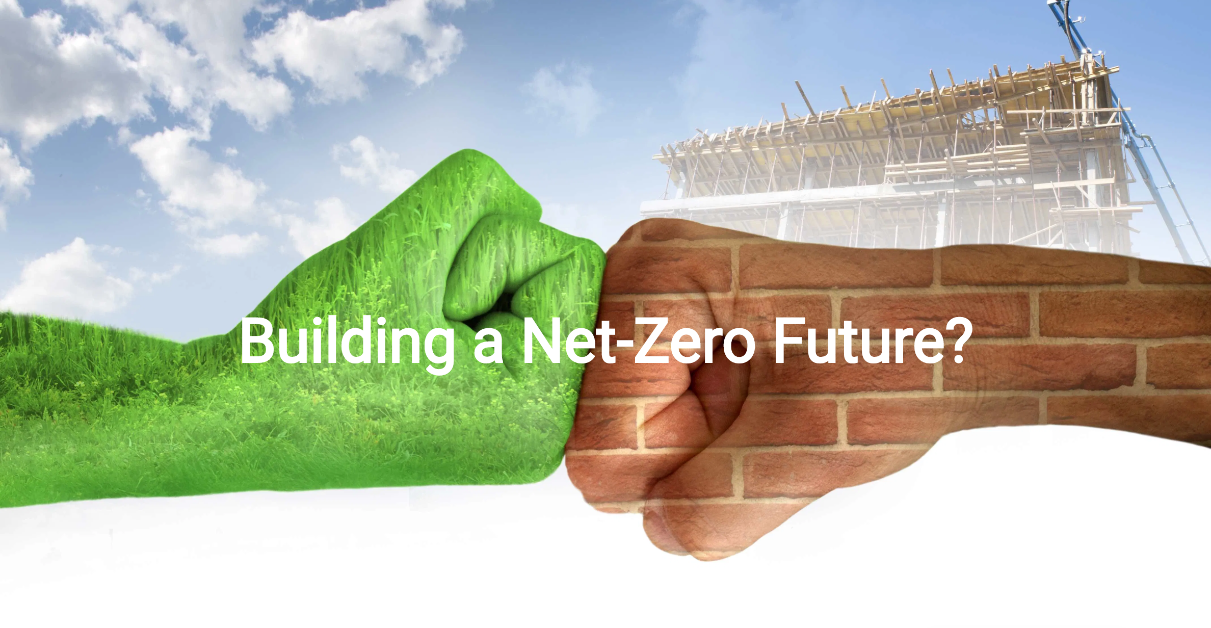 building a net-zero future graphic