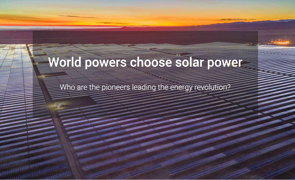 world powers choose solar power