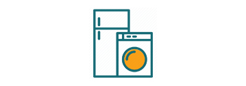 fridge and washing machine icon