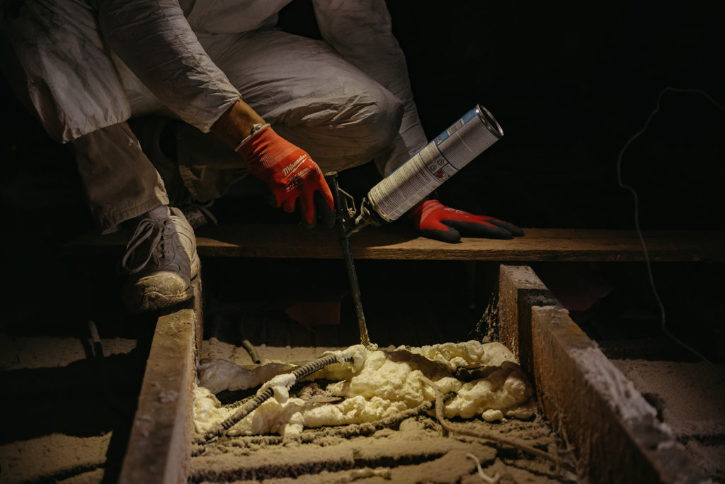 air sealing attic