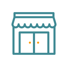 Small Business Icon in Neeeco colors