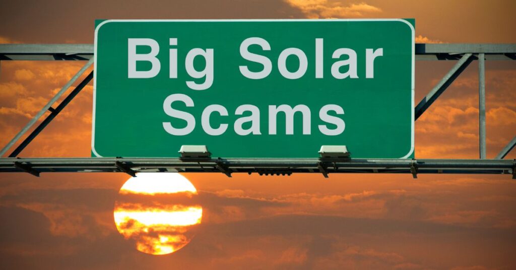 Avoid Solar Scams