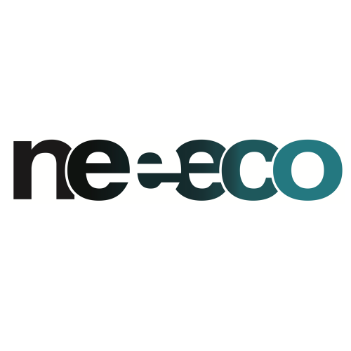 neeeco logo in white circle